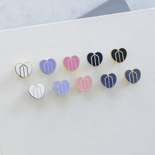 Load image into Gallery viewer, Army Hearts Enamel Pin