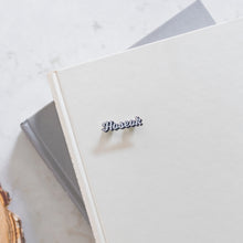 Load image into Gallery viewer, Bias Name Enamel Pin - Silver